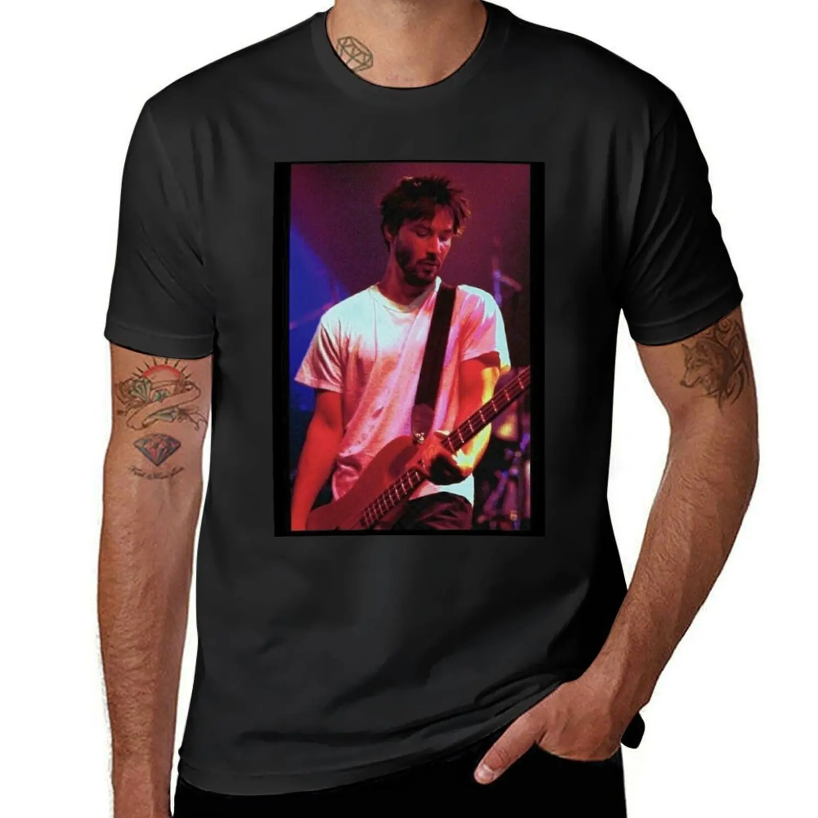 

KEANU BASS T-Shirt kawaii clothes quick-drying boys whites mens plain t shirts