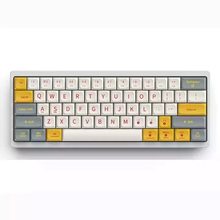

CIDOO V65 Mechanical Keyboard, 65% Hot Swap Gasket Mount Quark Matte Swith Pre Lubed VIA ODM Aluminum Case