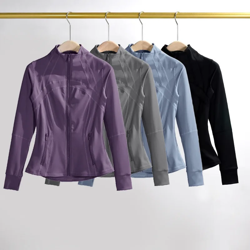 2026 New Yoga Sportswear Top Long Sleeve Quick Dry Fitness Outdoor Running Jacket Women's New Style Yoga Clothing