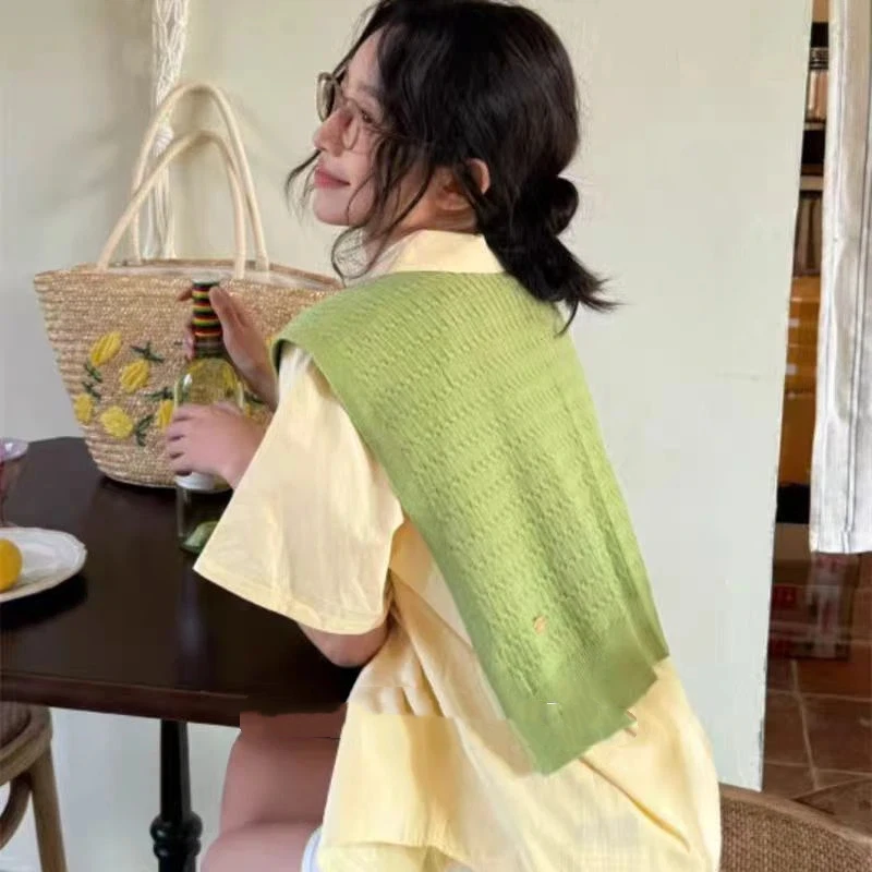 بلون محبوك الصليب وشاح الكورية قميص وهمية طوق شال شتاء دافئ وعصري الرقبة أدفأ امرأة وشاح جديد الخمار