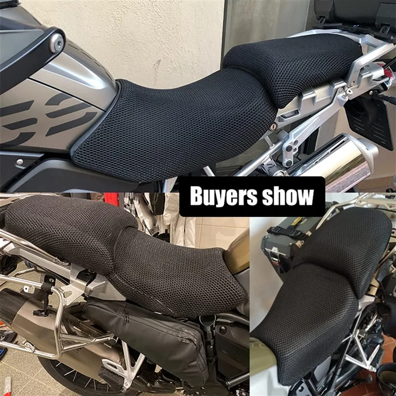 2004-2023 For BMW R1200GS R1250GS LC Adventure R 1250 GS 1200 Rally ADV Motorcycle Cool Seat Cover Rear and Front Seats view 6
