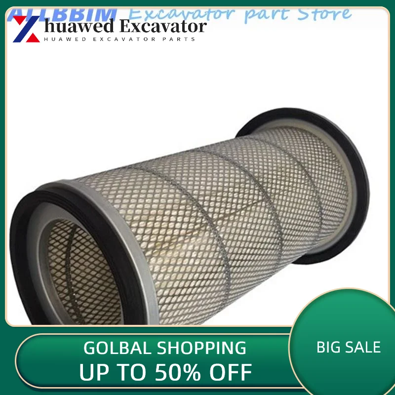 

For Komatsu Pc100-6 Pc120-6 Pc130-6 Pc150-5 Excavator Accessories Air Filter Element Air Filter High Quality Accessories 1