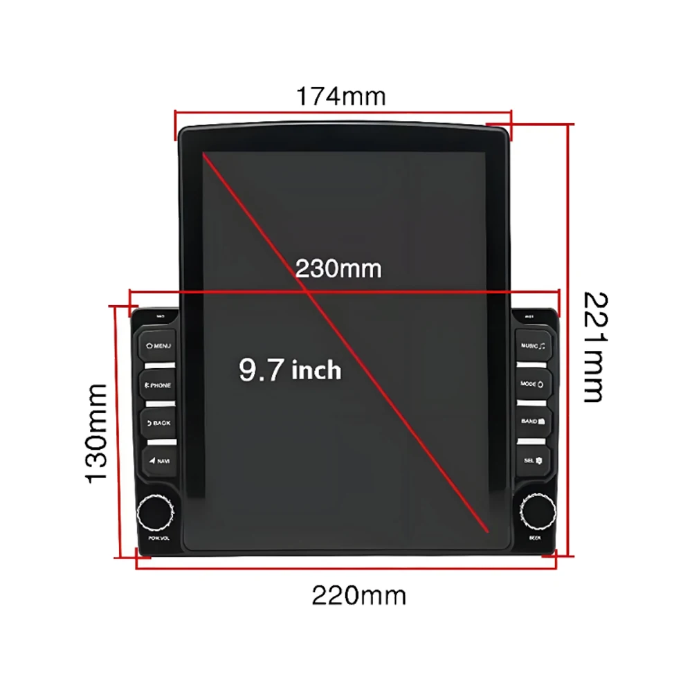 9.7 Car Radio Android 16 Carplay Auto For Citroen Jumper Relay Peugeot Boxer Fiat Ducato 2006-2022 Multimedia Video Player DVD