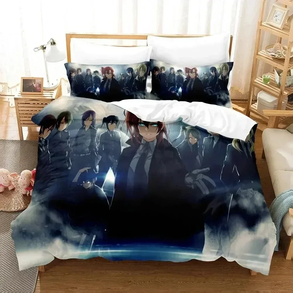 Anime Love Live! School Idol Festival Bedding Set 3D Printed Suitable for Bedroom Duvet Cover Set With Pillowcases Home Textile