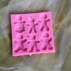 Gingerbread Mold Hat Snow Silicone Series Soap Moulds Epoxy Resin mold Tools