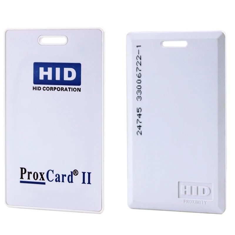 125Khz Rfid Card, 1326 Thick Card, HID Access Control Time And Attendance Card For Access Control Standard 26-bit Format