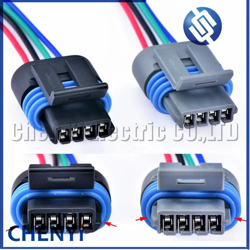 Conector automático de 4 pines, sensor de presión de admisión, sensor de cigüeñal, enchufe de arnés de cables 12162189 12162188 12162190 12162833 12162834