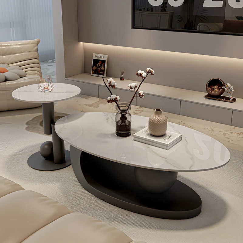 Table Coffee Modern Furniture Luxury Room Desk Living Aesthetic Side Simple Hall Corner Center Mesas De Centro Para Salas Dining image 2