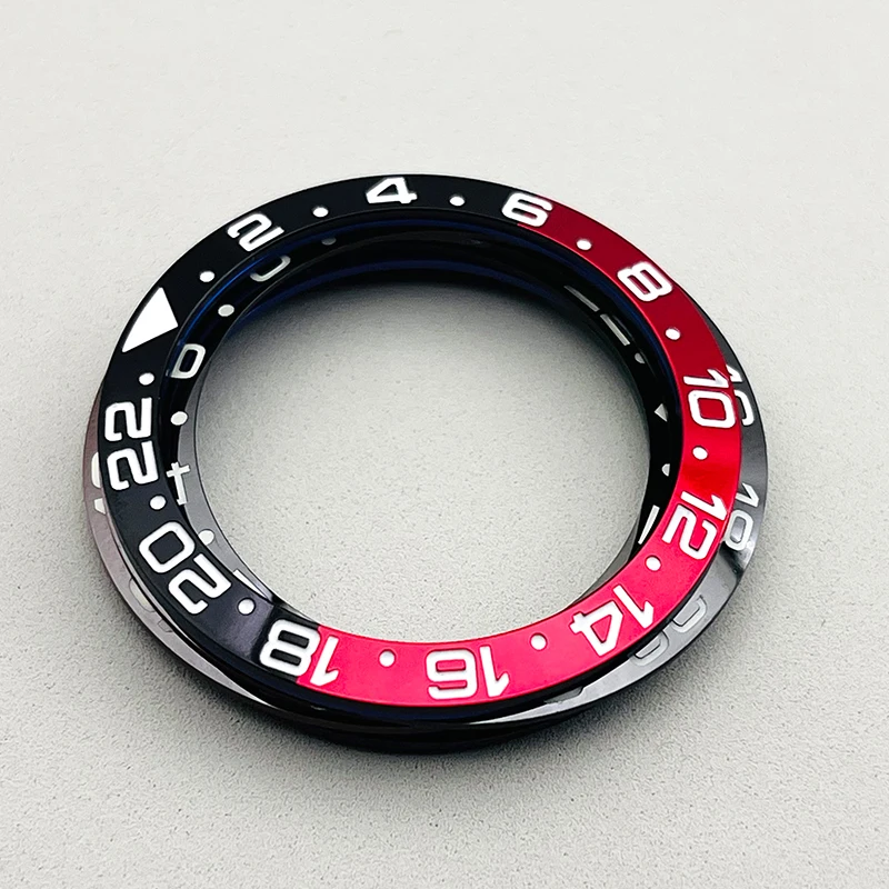 38mm Blue Luminous Sloped Ceramic Bezel Insert Ring Inner Diameter 30.5mm Fit GMT Men Mechanical Watch Replacement Repair Parts