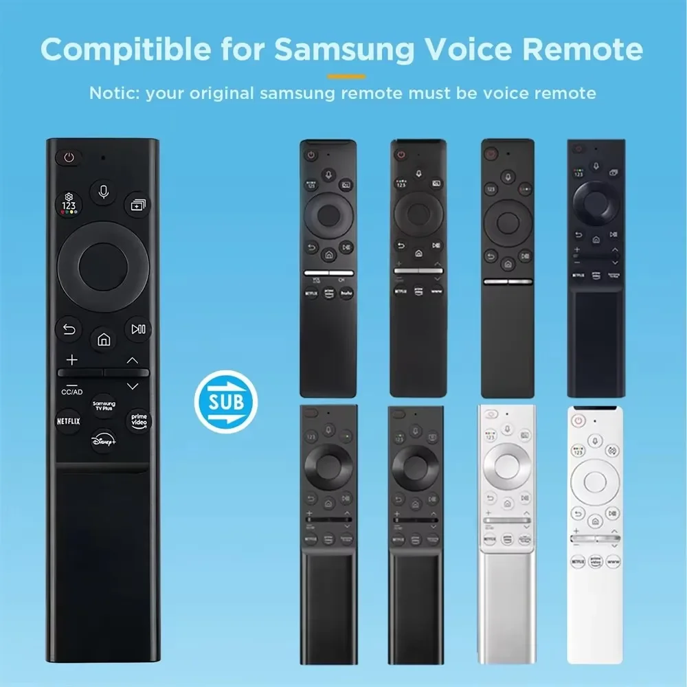 

ZLRLMHY Samsung Smart TV Replacement Voice Remote Neo QLED UHD HDR FHD 4K 8K (without solar function)