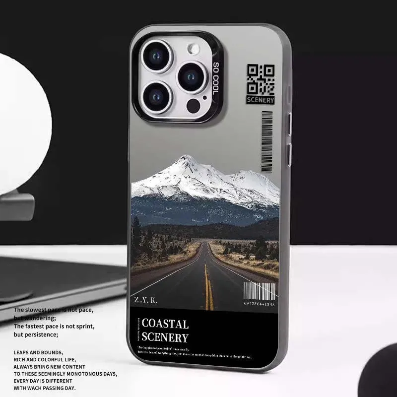 حافظة لهاتف هواوي هونور 400 200 ماجيك 7 لايت 90 5G 5 Pro 70 50 X9D X7D X6C X6B X9B X7B X8A X7A X9A X9 حافظة هاتف بمناظر طبيعية على الطرق الجبلية