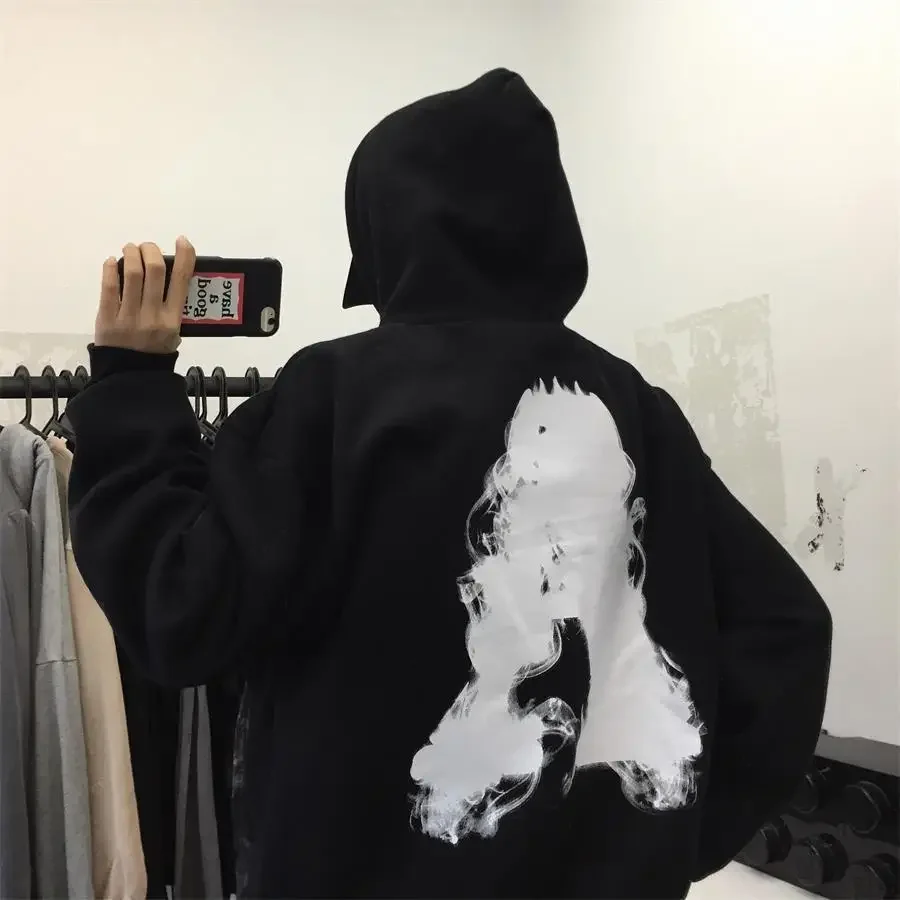 Male Clothes White Hooded Letter Hoodies Sweatshirt For Men Print Streetwear Y2k Vintage Elegant Hot Offers Harajuku Fashion S