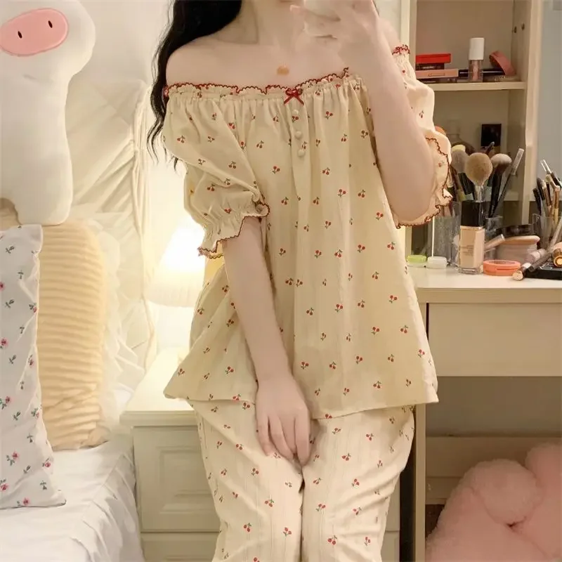 Nightgowns Women's Clothing Summer Thin New Home Loose Simple Affordable Skinny High Quality Comfortable Cool Temperament Cute