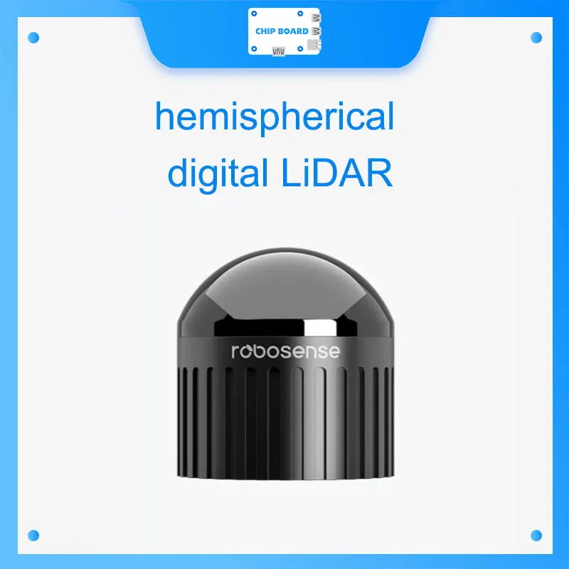 

ROBOSENSE,Mini Hemispherical LiDAR - 360°×90° FOV, 1.72M pts/s, ±1cm Accuracy, Built-in IMU for Robotics