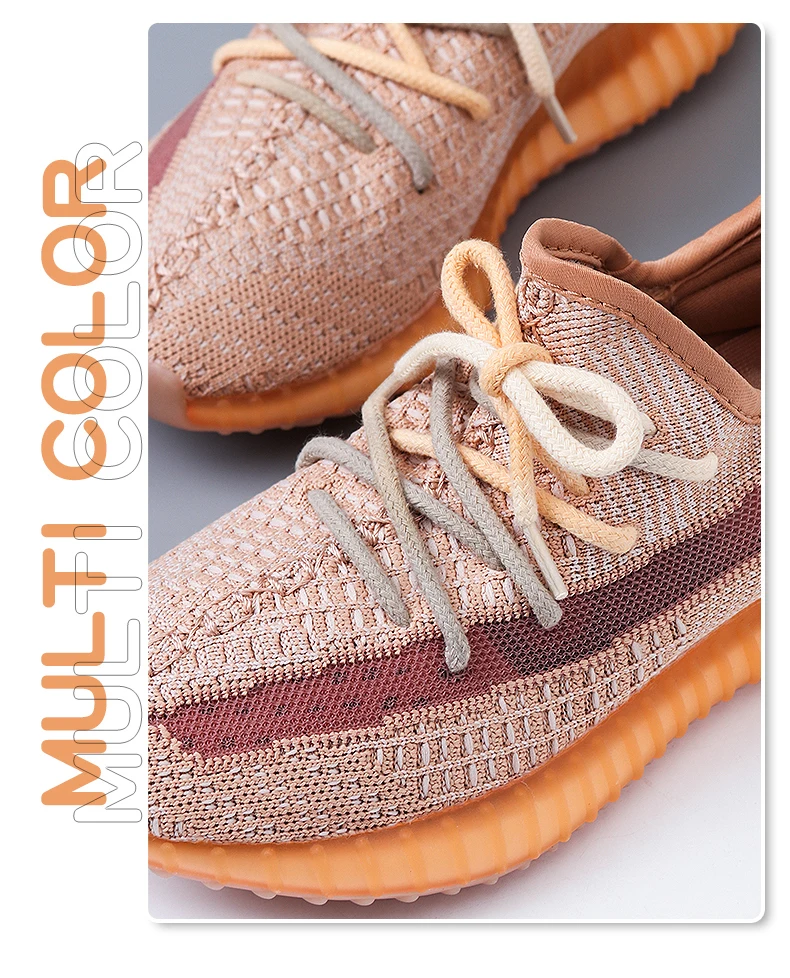 4 mm dicke, runde Schnürsenkel für Sneaker, Freizeitschuhe und Canvas-Schuhe, bunte, farbverlaufende Schnürsenkel, Baumwoll-Sportschnürsenkel, Regenbogen-Schnürsenkel. – Detail 13