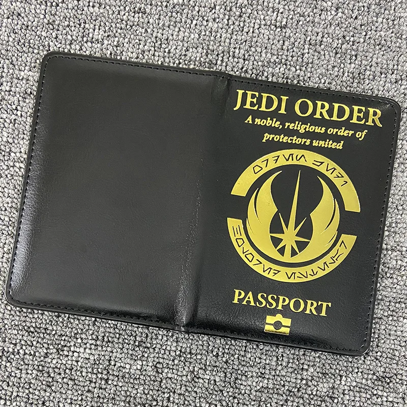 New Galactic Empire Passport Cover Intergalactic Passport Holder Pu Leather Travel Wallet Document Organizer Covers