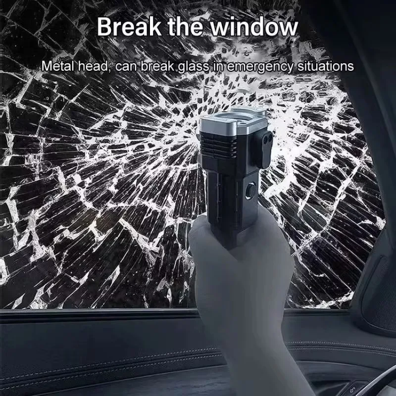 Imagem -03 - Lanterna de Segurança Multifuncional Auto Repair Work Light Carregamento Treasure Emergency Fuga de Janela Quebrada Brilhante ao ar Livre
