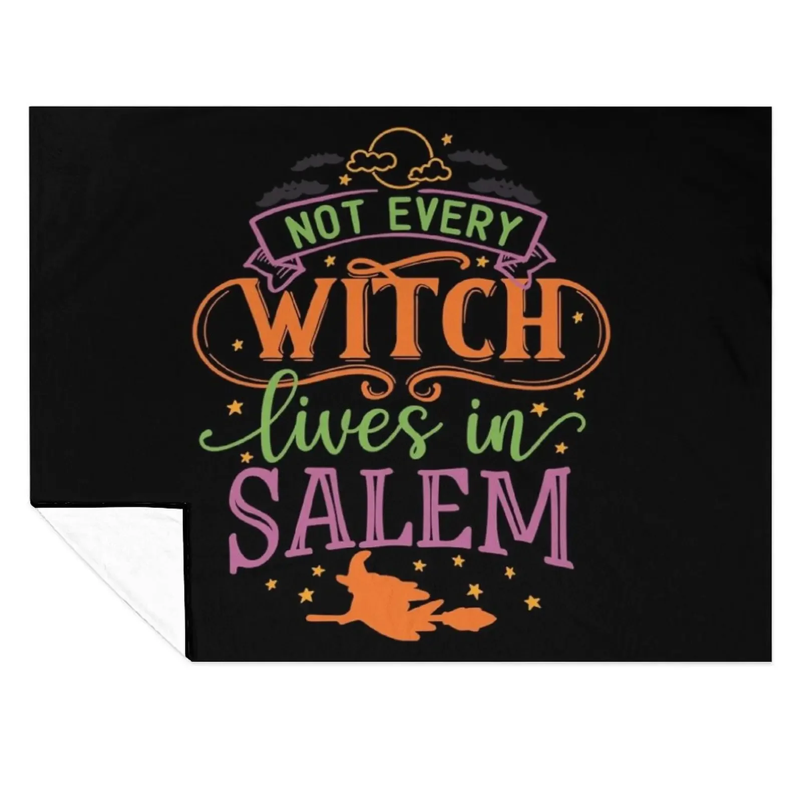 

Not every witch lives in Salem Throw Blanket for winter For Sofa Thin halloween for babies Blankets
