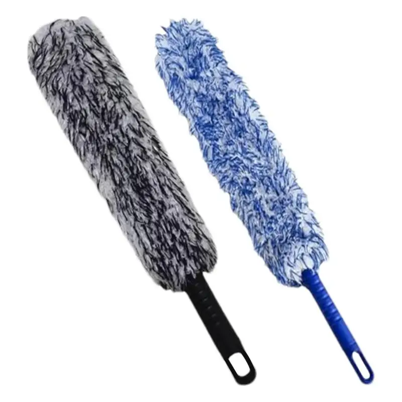 

Wheel Brush For Car Detailing Microfiber Wheel Brush Particularly Gentle Cleaning Mop Multifunctional Car Wheel Cleaning Brush