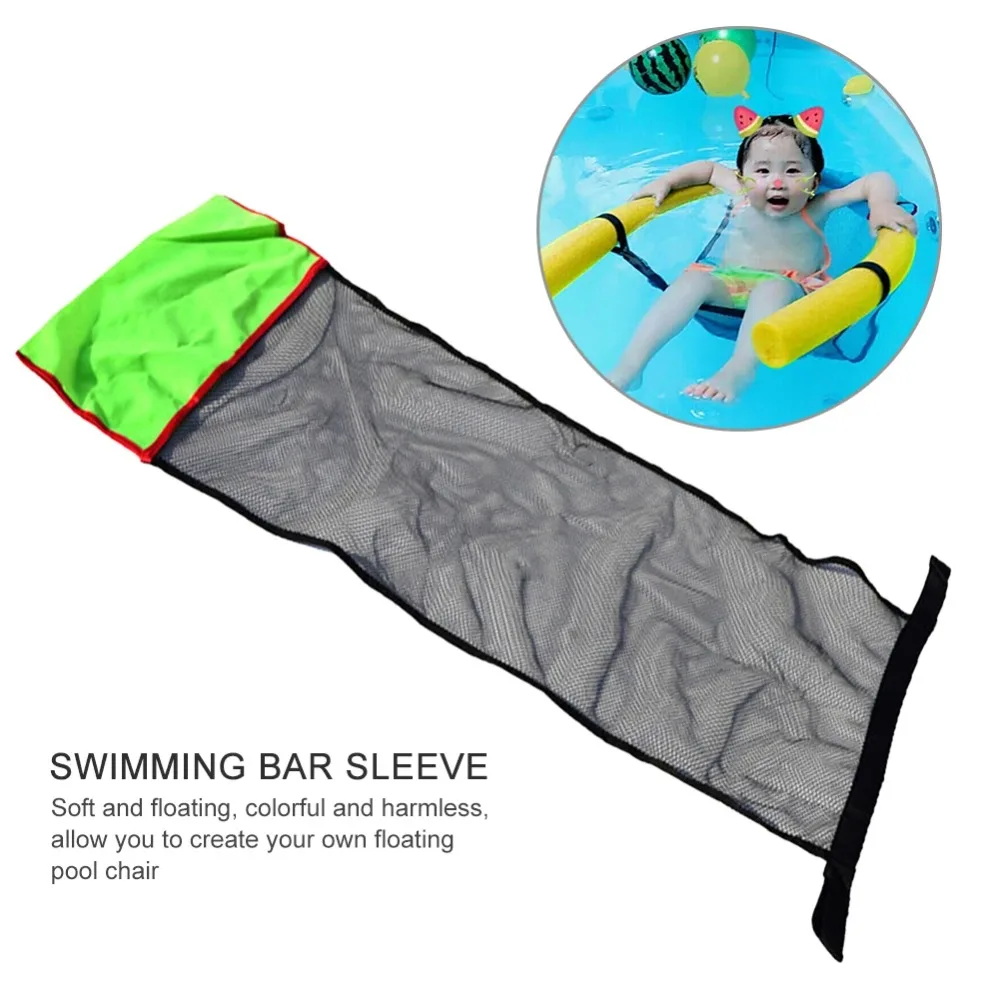أرجوحة مائية عائمة جديدة قابلة للطي من ألياف البوليستر لا تتضمن قضبان عائمة لسرير عائم وحصيرة حمام سباحة خفيفة الوزن #3