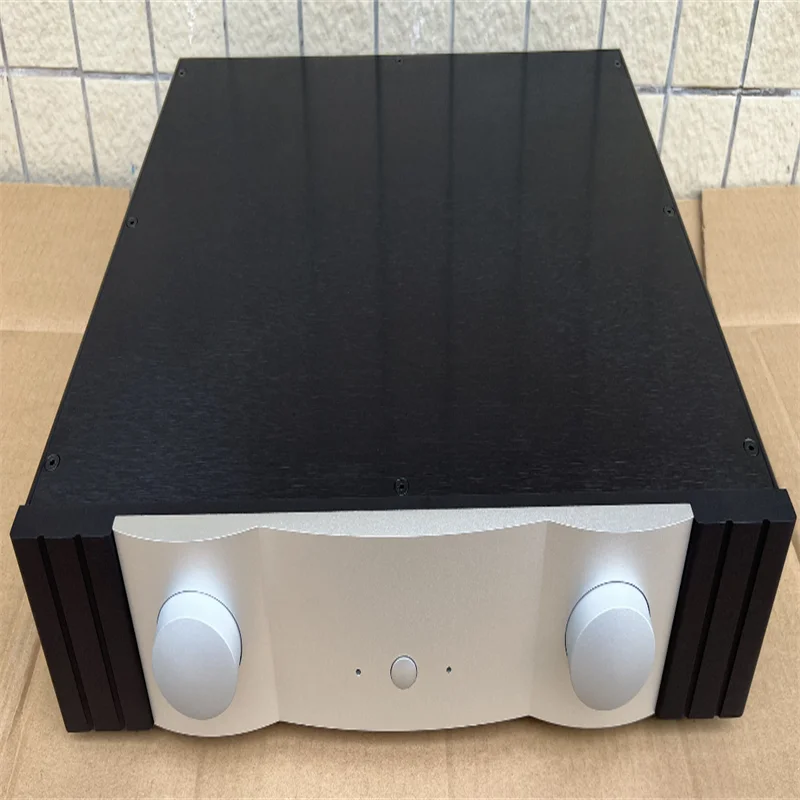 Height 90mm Full Aluminum Tube Preamp Amplifier Chassis Shell Housing Enclosure / Case / DIY Box (430*90*368mm)