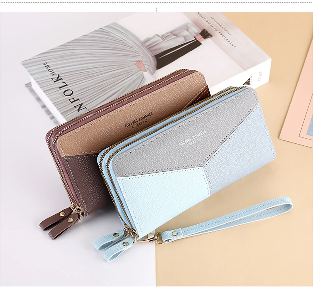 

Multi-layer Large Capacity Women's Luxury Leather Wallet Tendy Girls Purses Handbag Gift Change Coins Storage Card Holder Clutch