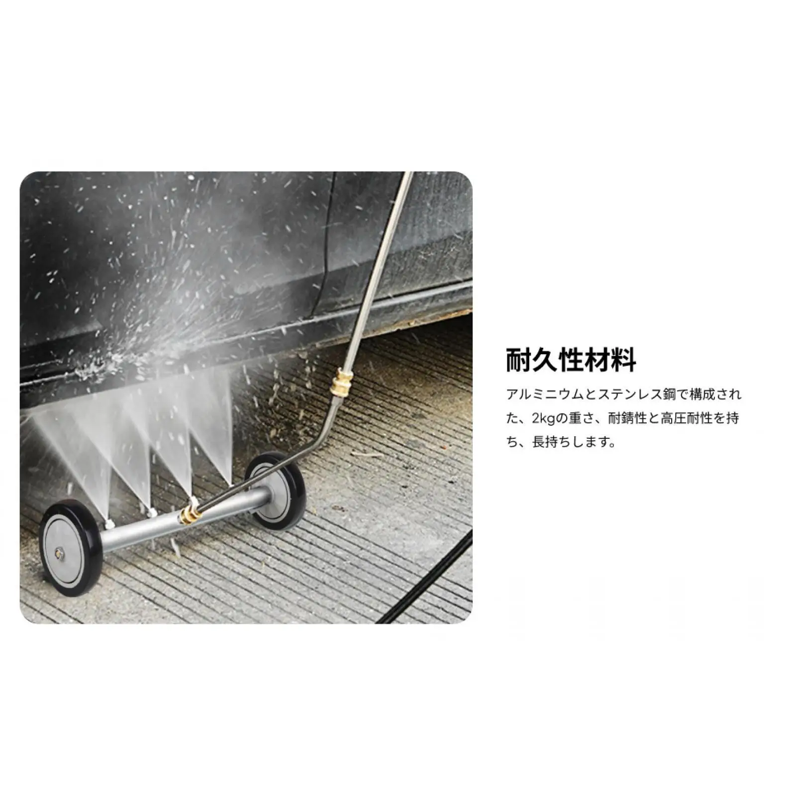 Pressure Washer Car Wash Water Broom Multifunctional Efficient Cleaning 4000 PSI Undercarriage Cleaner for RV SUV Car Washing