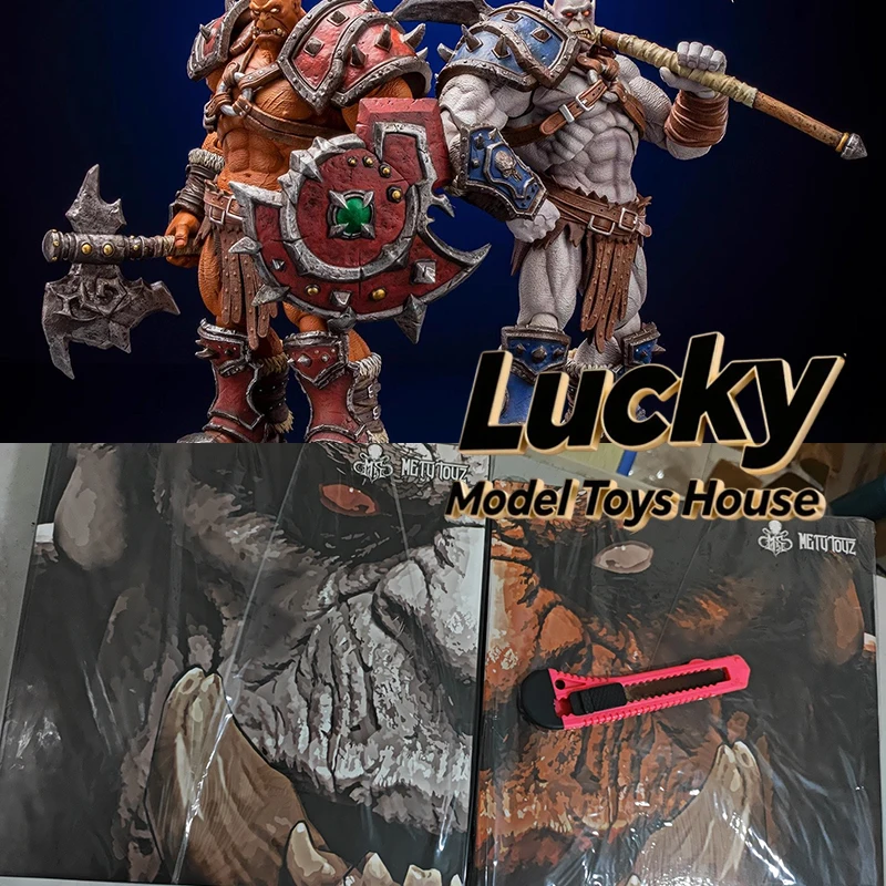 Pale Brown Skin Color Metytoyz 1/10 Limited Orc Mercenary Team Muscle Articulated Joint Body 7inch Display Wow Soldier Model