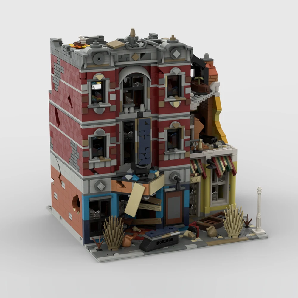 10312 Apocalyps Jazz club Modulaire MOC Creatieve street view Model Bouwstenen Architectuur Onderwijs Assemblage Model Speelgoed Gift