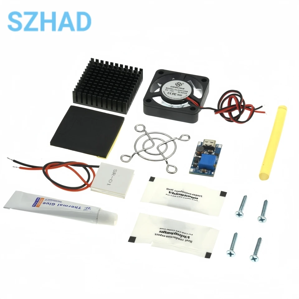 SR-01 5 فولت لتقوم بها بنفسك مبرد الهاتف المبرد أشباه الموصلات وحدة التبريد ملحق التبريد الصامت للأقراص #2