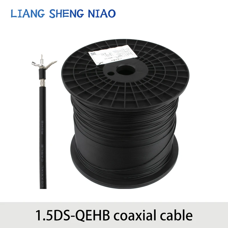 Cable coaxial específico para cámara de 50 ohmios Cable de señal Rf 1.5Ds-Qehb Cable doble blindado totalmente de cobre estándar nacional