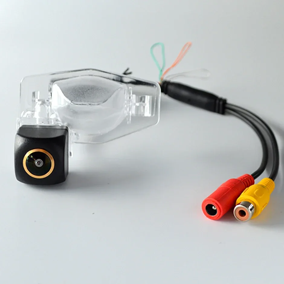 Caméra de recul QXNY 170 °   Caméra de recul CVBS ou AHD pour Honda CRV Odyssey Accord Crosstour FR-V Fit Jazz HRV CRZ CRX Jade.