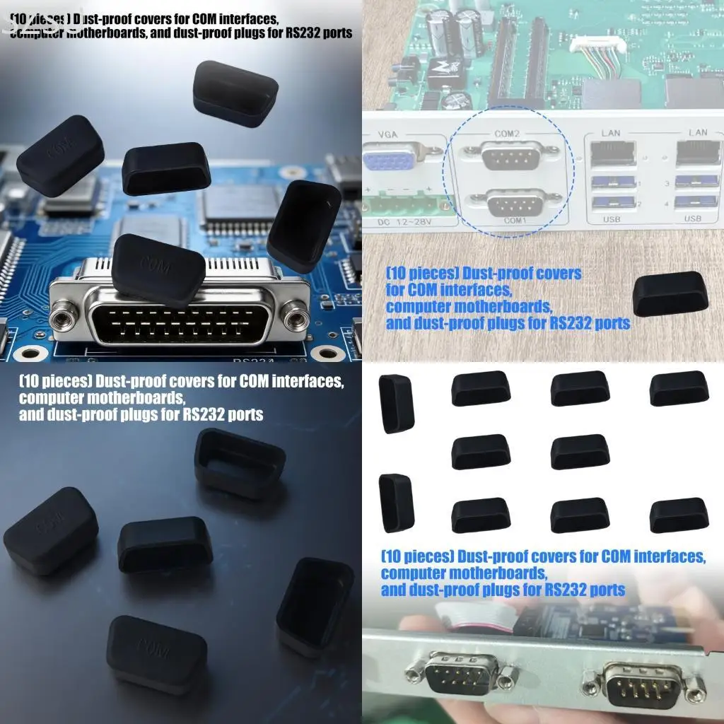 SZSU High Performances Silicone Dust Seal For PC Motherboards RS232 Port Waterproof