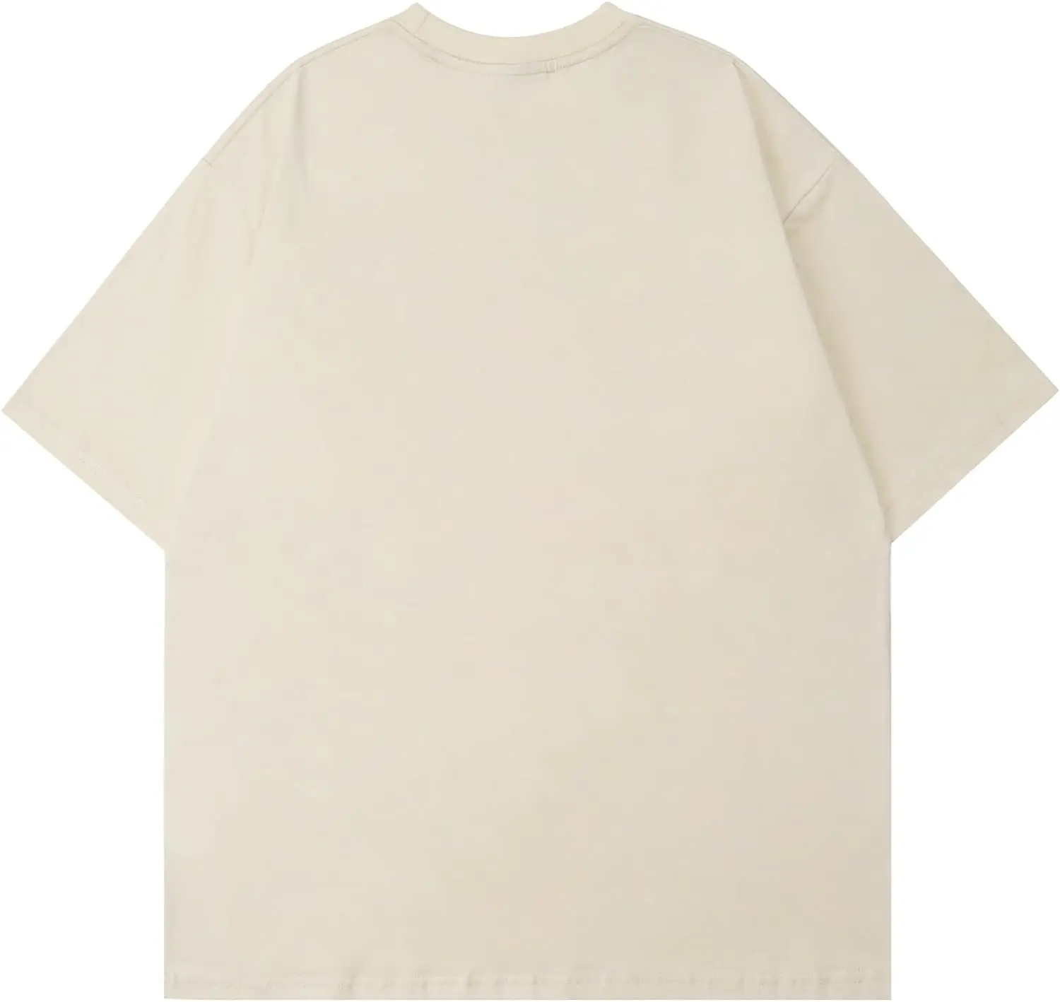Oversized Vintage Shirt for Women Hip Hop Graphgic Letter Print T-Shirt Fashion Anime Graffiti Tees