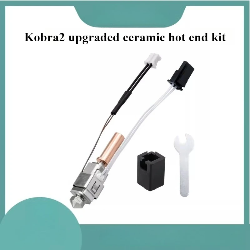 

Комплект для модернизации Kobra2: керамический хотэнд 2pro/max, медное сопло, печатающая головка, биметаллический термобарьер