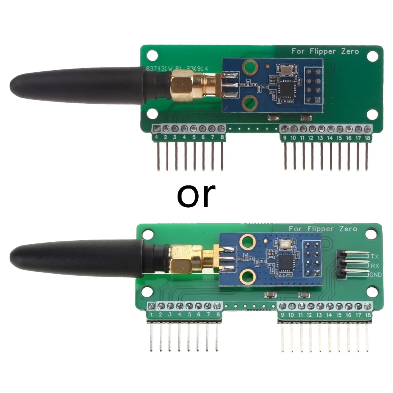 

Antenna replacement for Flipper CC1101 Module 433MHz External SubGhz Module