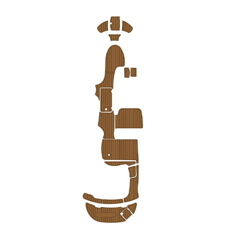 

Напольный коврик из пенопласта EVA из искусственного тикового дерева для 2004 года Chaparral Sunesta 252, противоскользящий индивидуальный напольный коврик из тикового дерева из тикового дерева