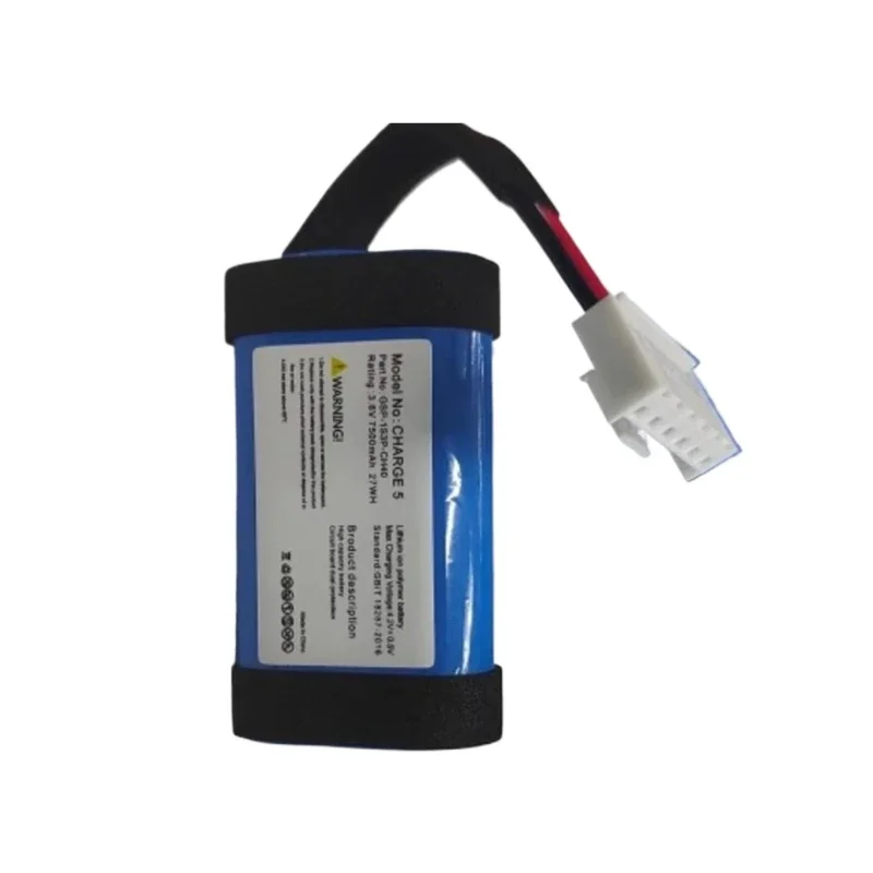 New Replacement Battery 3.6V 7500mAh GSP-1S3P-CH40 for JBL Charge 5 Wireless Bluetooth Speaker