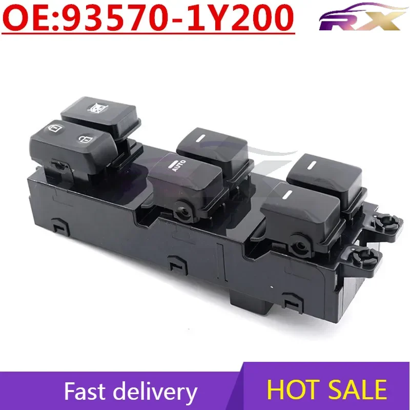 

OEM:93570-1Y200 Power Window Master Control Switch For Kia Picanto