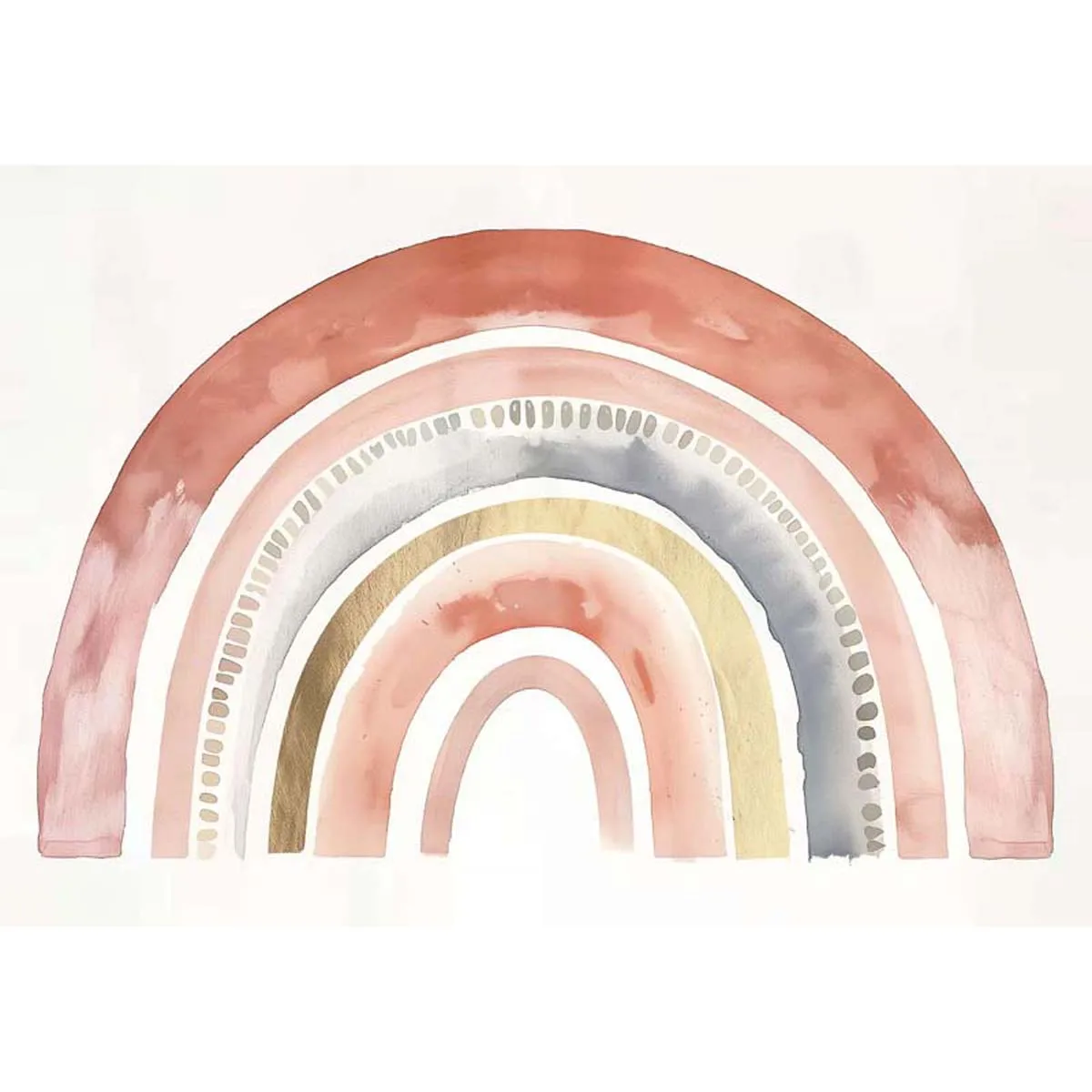 

Allenjoy Watercolor Pastel Rainbow Arch Backdrop