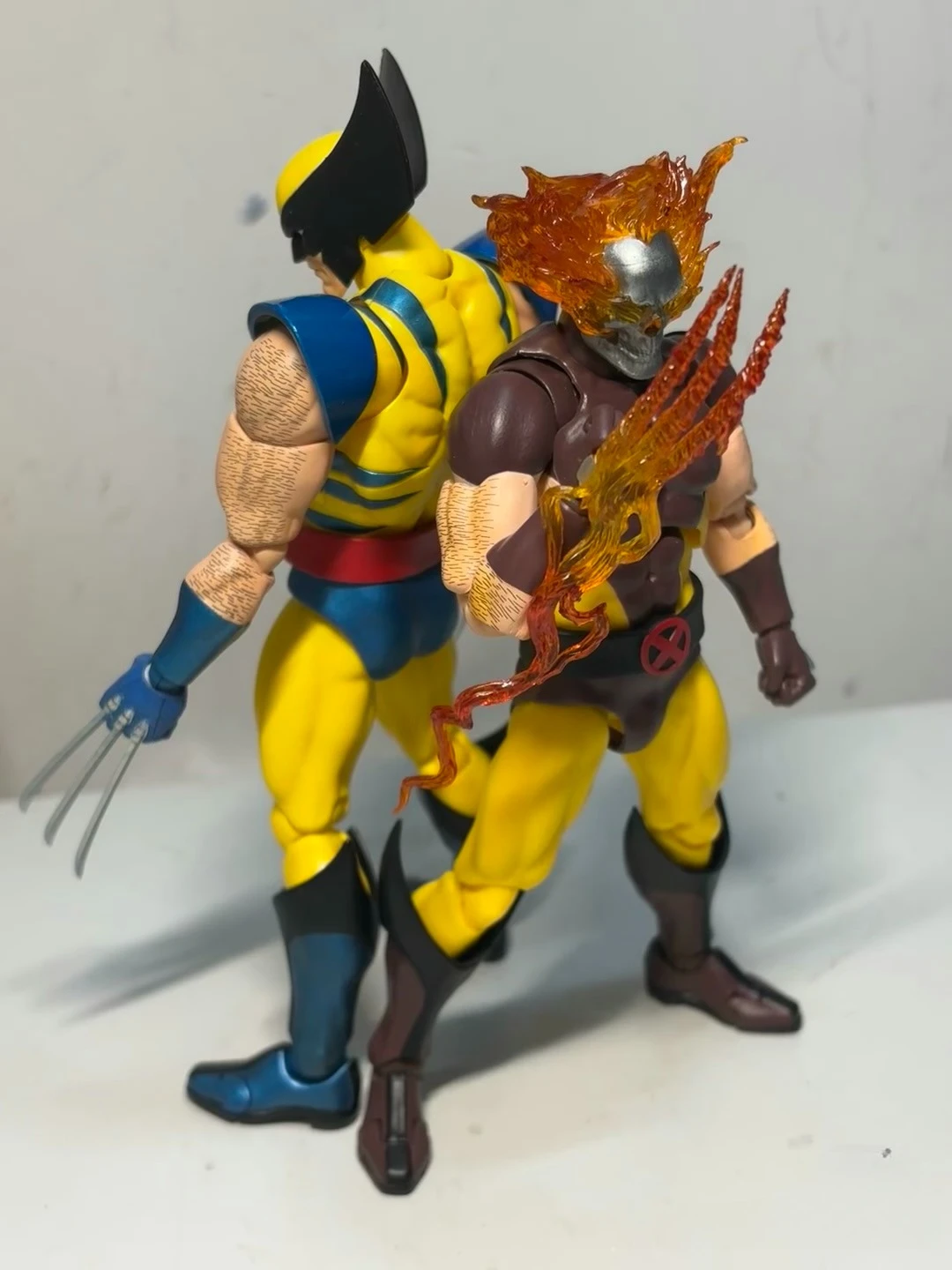 In Stock Ct Toys Wolverine Hellverine Figures Hot Mafex 096 X-Men Action Figure Anime Figurine Statue Collection Model Kid Gift