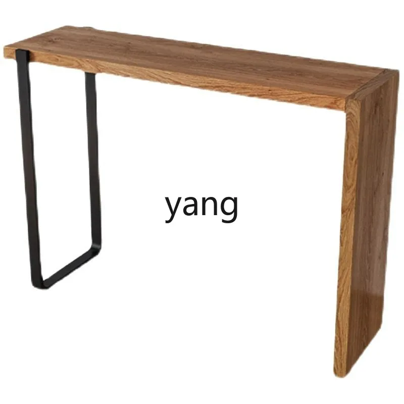 lmm solid wood bar table and chair combination B & B leisure high table living room multi-functional bar