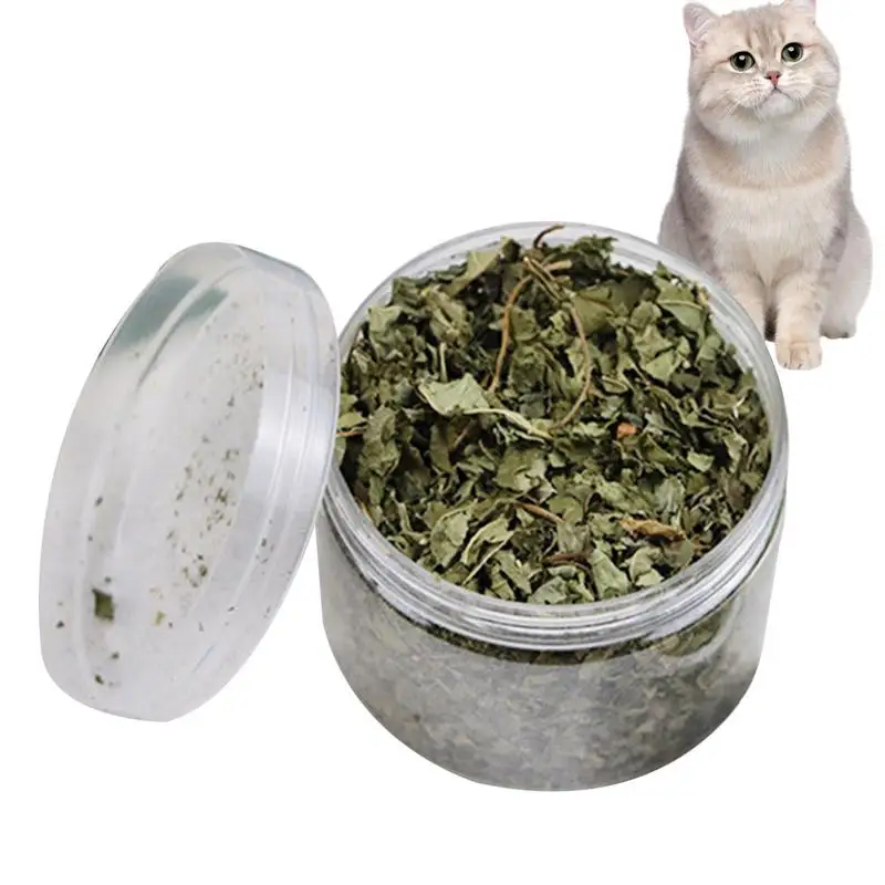 

Natural Catnip Leaves Dried Relaxing Real Natural Catnip Pet Cat Excitement Cat Grass Depilated Hair Catnip Powder Mints Leaves