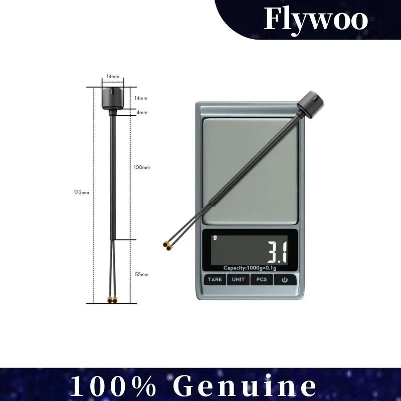 플라이우 듀얼 밴드 5.8G/2.4G 안테나 V2 (DJI O3 O4 Pro, FPV 드론 DIY 안테나 업그레이드 부품, 에어 유닛 호환)