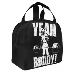 Yeah Buddy Ronnie Coleman Insulated Lunch Bags Leakproof Gym Fit Fitness Reusable Cooler Bag Tote Lunch Box Work Travel Girl Boy