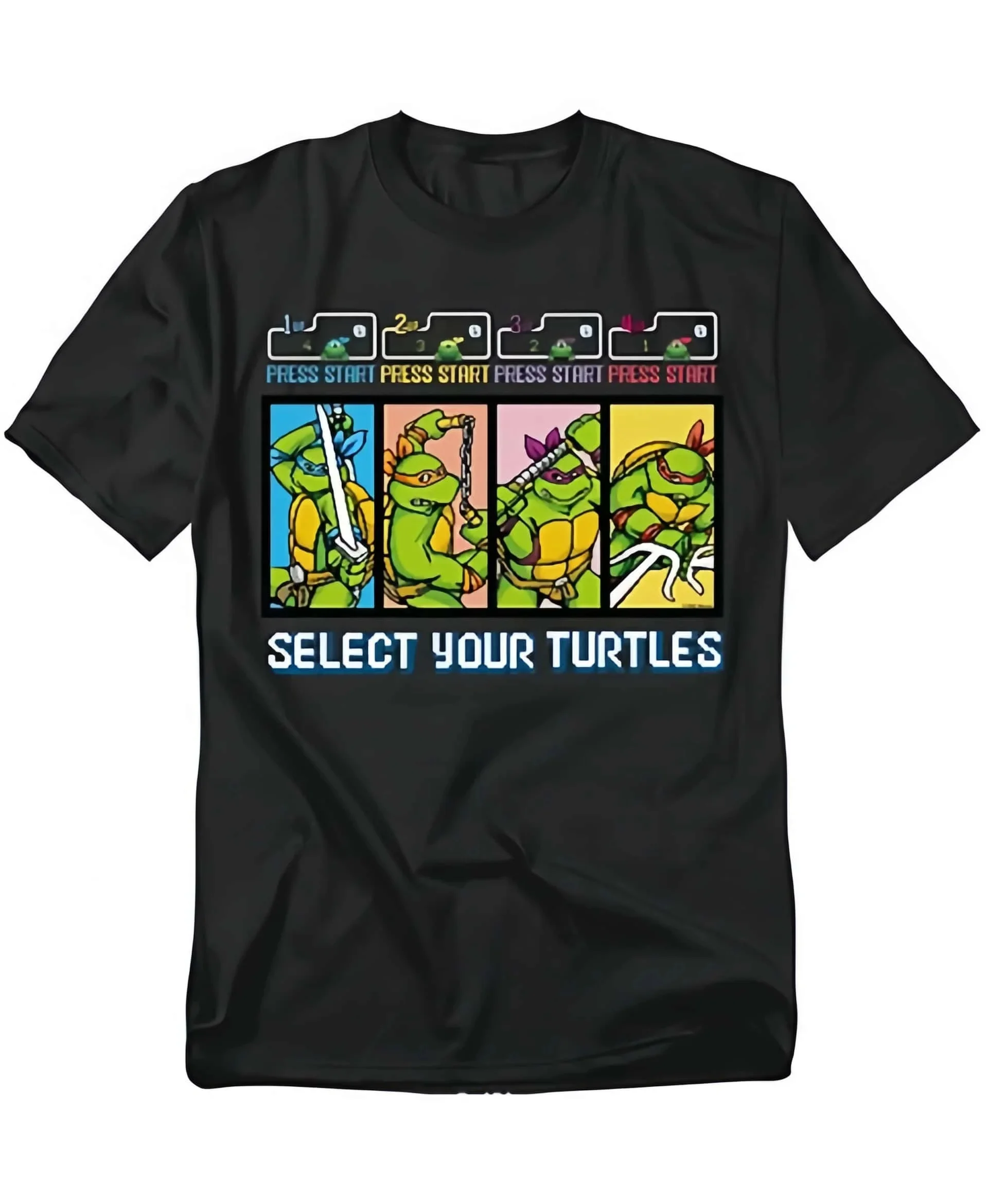 Choose Your Ninja Turtle, Adult and Children Pure Cotton T-shirt, Teenage Mutant Ninja Turtles Classic Glare - view 2
