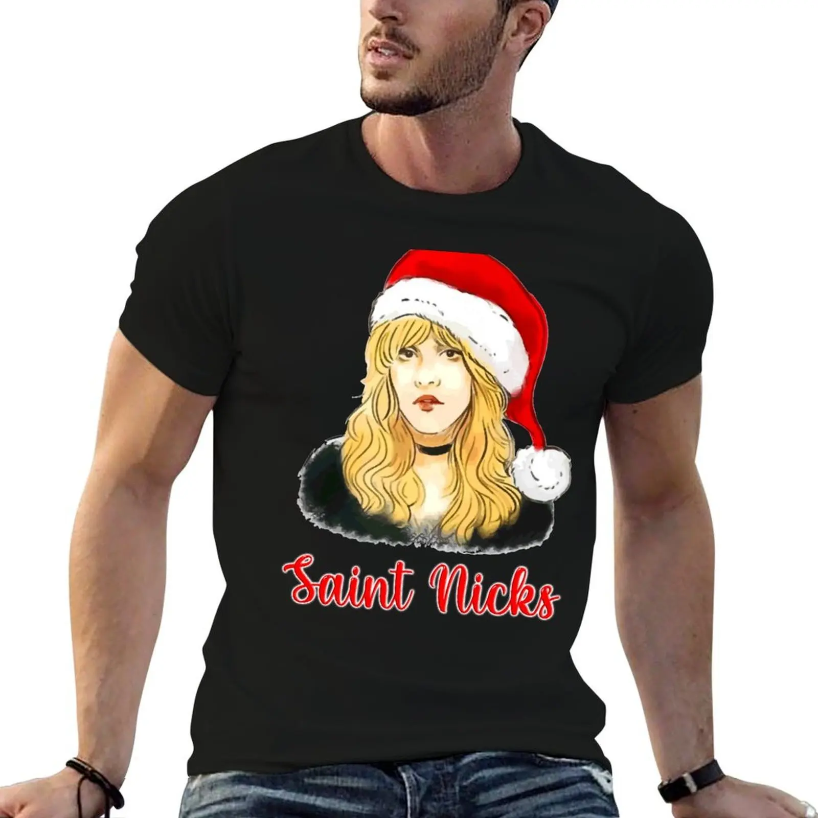 hat girl nick T-Shirt anime t shirts tops compression shirt men