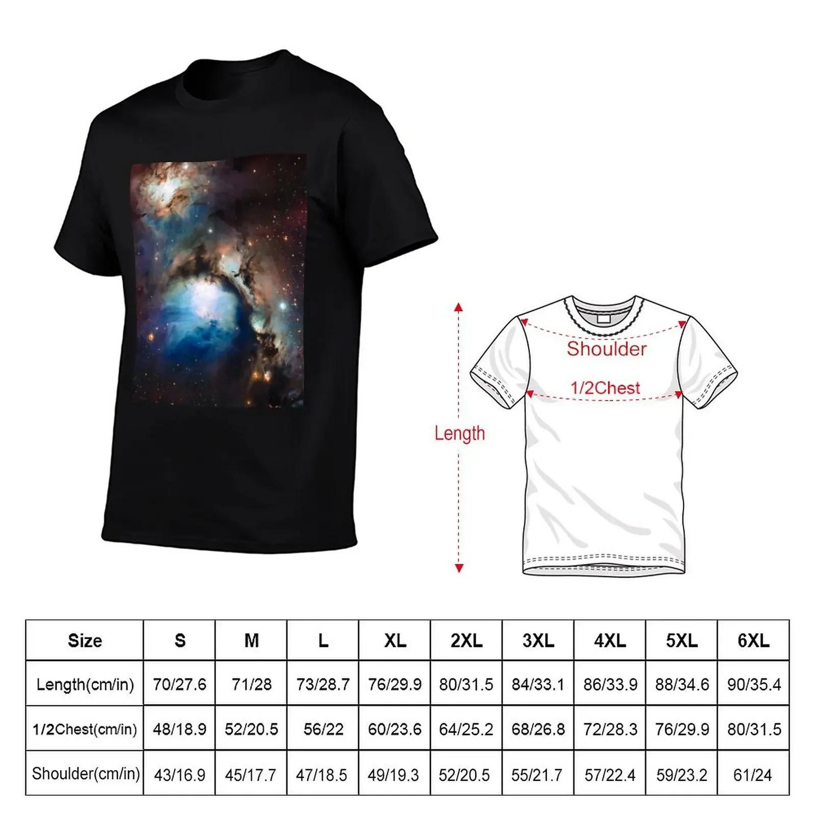 Reflection Nebula in Orion T-Shirt oversizeds graphic shirts baggy shirts mens big and tall t shirts