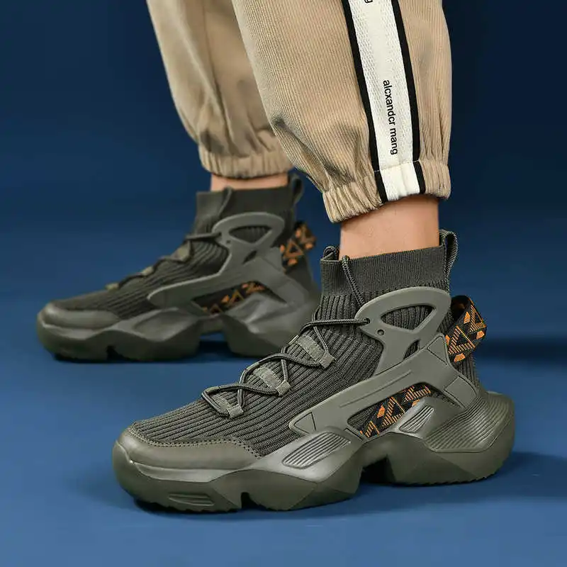 Zapatos de baloncesto azules de verano con pie redondo, botas de verano, zapatillas de deporte de corte alto, zapatos deportivos para hombre, oferta baja, lo último en grado superior