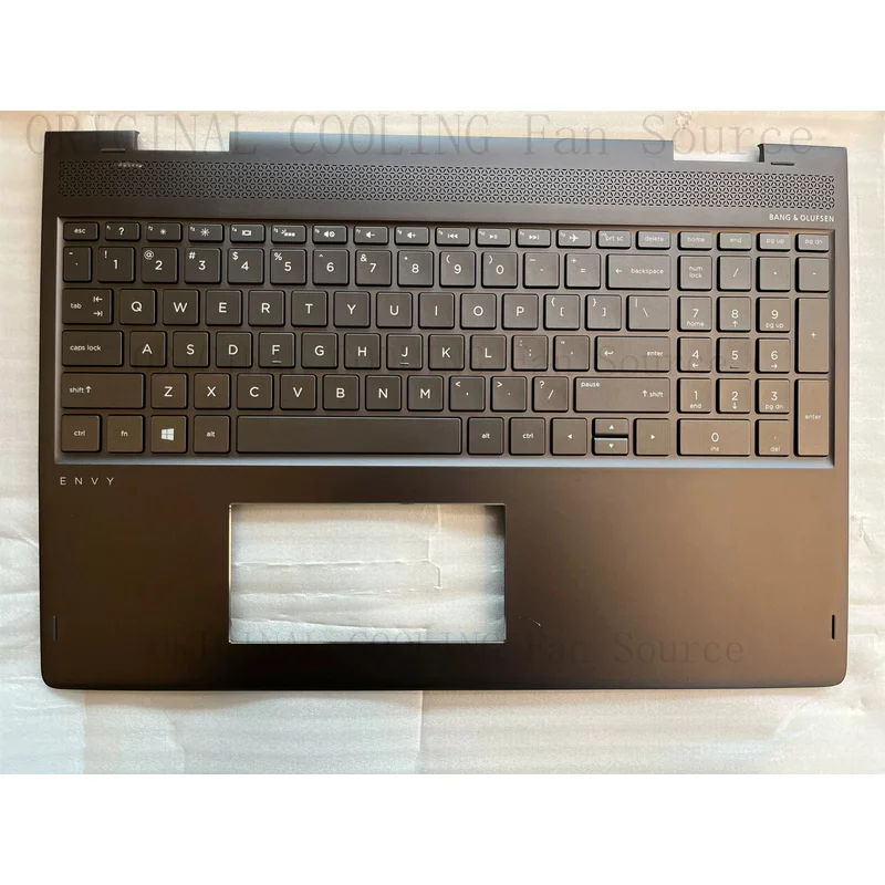 R+  Headrest with Keyboard Backlit For HP ENVY X360 15-BQ 15Z-BQ Brown